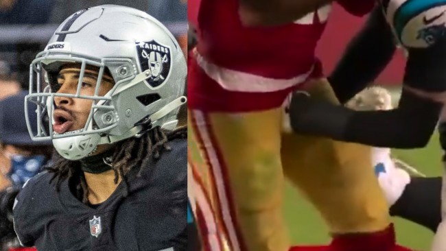 Ang manlalaro ng NFL ay sinuspinde dahil sa suntok sa singit laban sa karibal na may bayad na katumbas ng suweldo ng isang laro