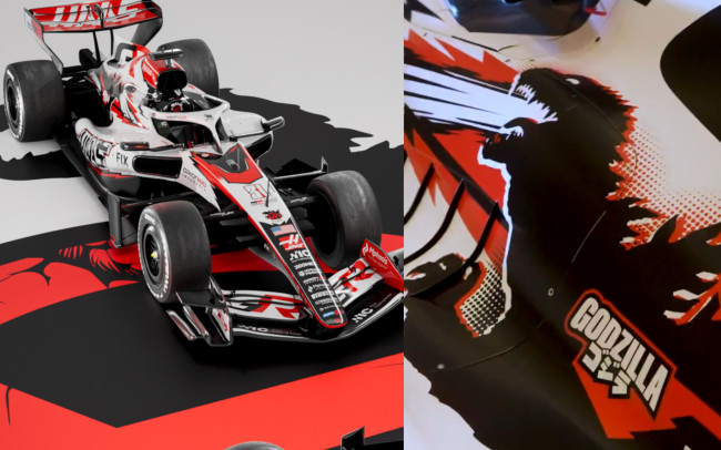 Inihayag ng Haas F1 Team ang espesyal na livery na nagtatampok kay Godzilla bago ang Japanese Grand Prix