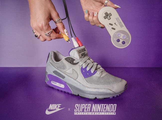 SNES sneakers? Pinagsasama ng taga-disenyo ang sapatos na Nike Air Max na may SNES para sa kakaiba ngunit gumaganang console unit