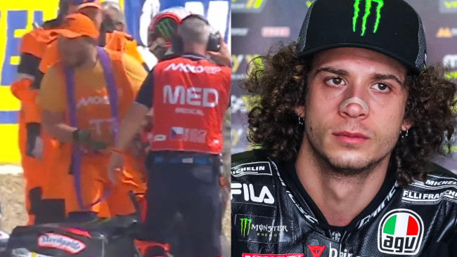 Humingi ng paumanhin ang pinuno ng MotoGP na si Marco Bezzecchi kay marshal matapos ang pagsalakay na humantong sa diskwalipikasyon