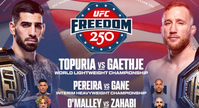 Ilia Topuria vs. Justin Gaethje, kinumpirma na mag-headline sa kaganapan sa UFC White House sa kaarawan ni Trump