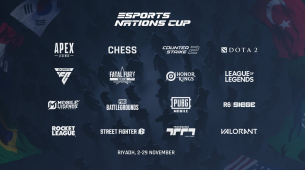 Ang buong line-up ng Esports Nations Cup 16-game line-up ay nakumpirma na