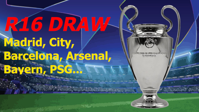 UEFA Champions League draw: Mga karibal para sa round of 16 inihayag