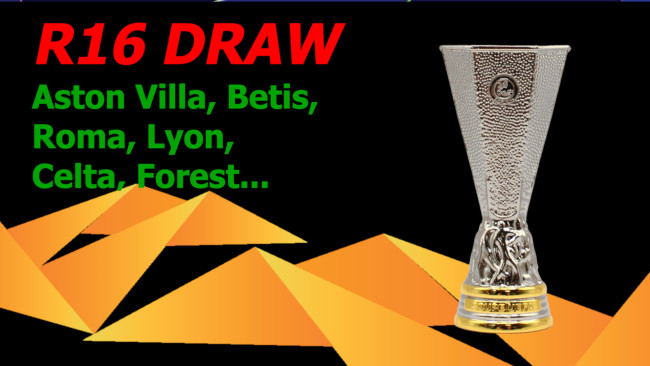 Draw ng UEFA Europa League: Inihayag ang mga karibal para sa round of 16