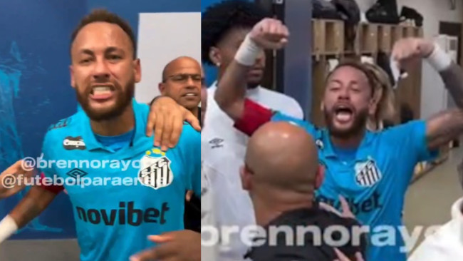 Nawalan ng kontrol si Neymar sa isang kahiya-hiyang provokasyon laban sa mga karibal sa Copa Brazil