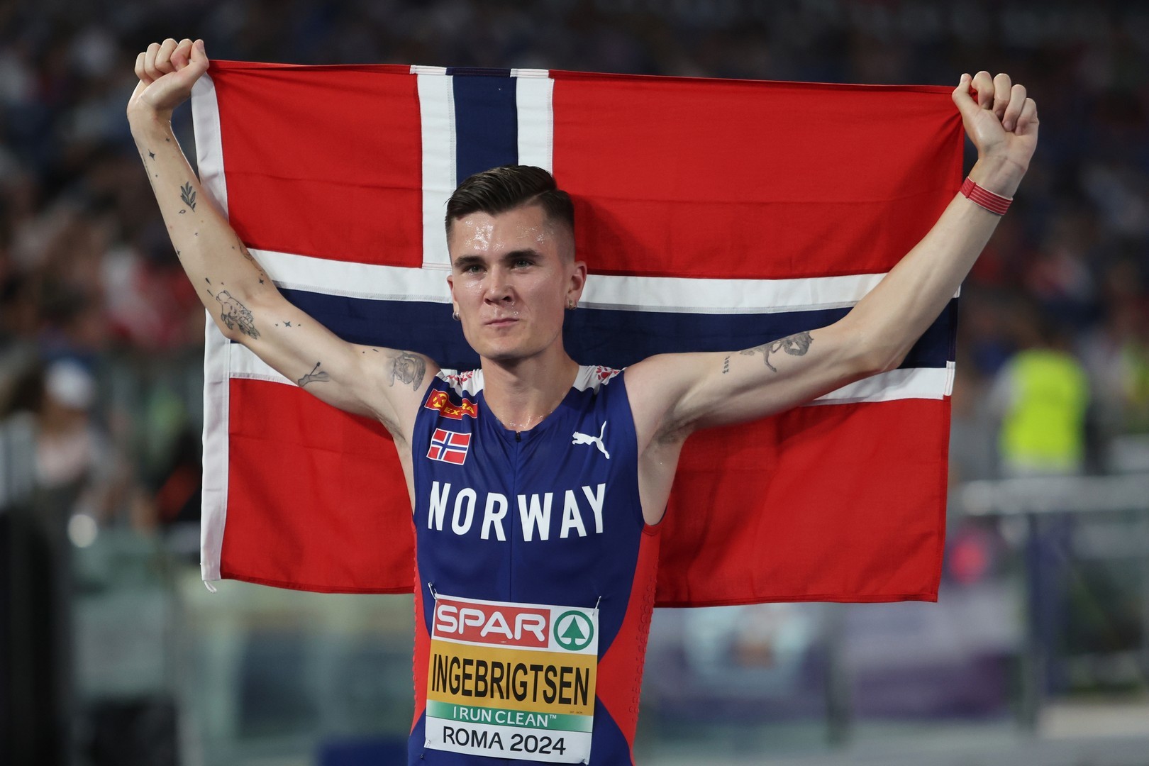 Nagdagdag si Jakob Ingebrigtsen ng isa pang gintong medalya sa European Championships ilang buwan matapos ang operasyon