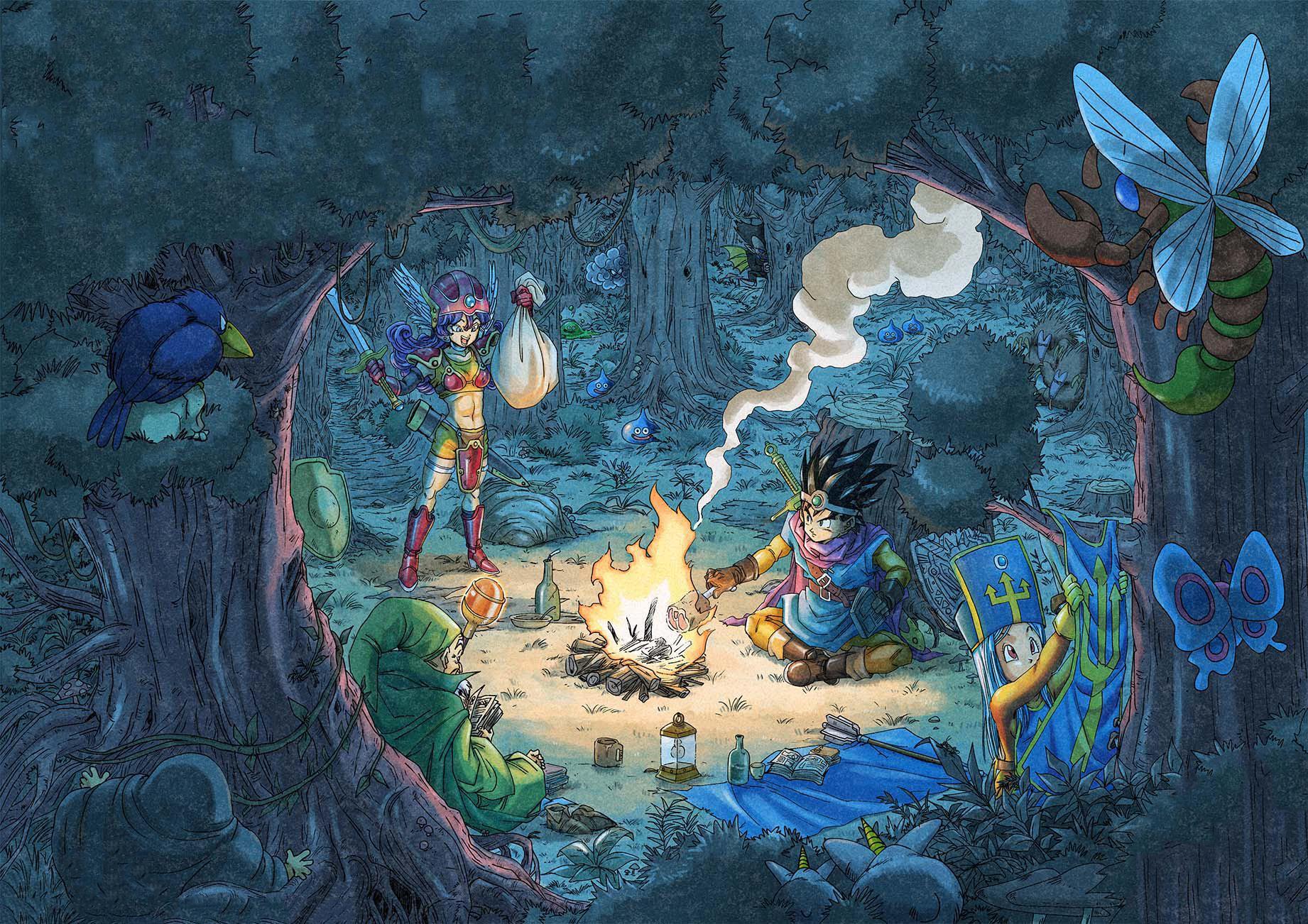 Ang asul na slime ay lumiliko 40: Maligayang kaarawan, Dragon Quest!