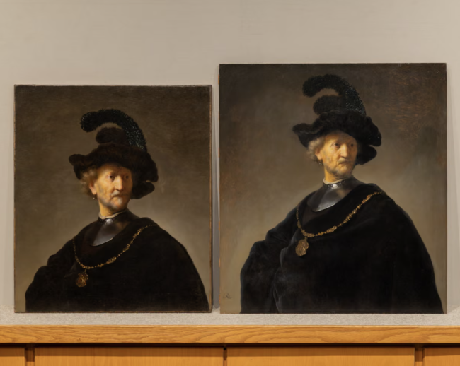 Isang nawawalang Rembrandt? Pagtatago sa simpleng paningin bilang isang "kopya"