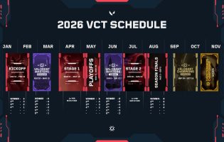 Inihayag ng Riot Games ang mga koponan at iskedyul para sa 2026 Valorant Champions Tour