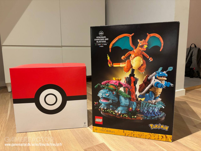 Lego Venusaur, Charizard, at Blastoise