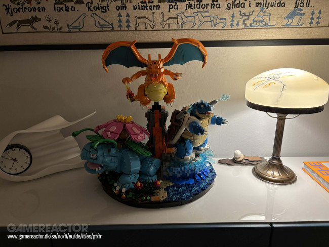Lego Venusaur, Charizard, at Blastoise
