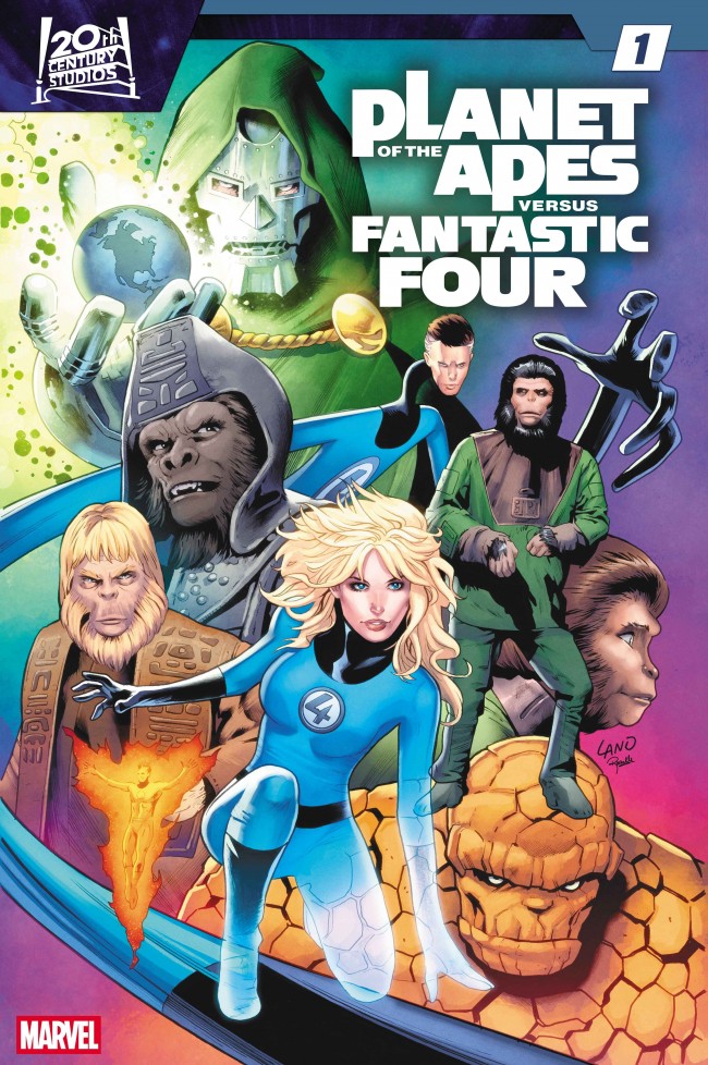 Ang Fantastic Four ay na-stranded sa The Planet of the Apes sa bagong comic crossover