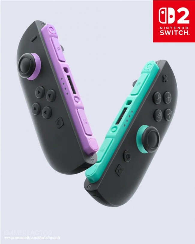 Ipinakikilala ng Nintendo ang light purple (L) at light green (R) Joy-Con 2 Controllers para sa Switch 2