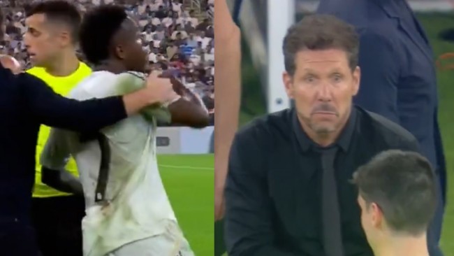 Ano ang nangyari sa pagitan nina Vinícius at Simeone sa derby: "Si Florentino ay papatayin ka, tandaan..."