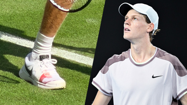 Ipinaliwanag ni Jannik Sinner ang sapatos na may bahid ng dugo matapos makaligtas sa isang limang-set na debut sa Wimbledon
