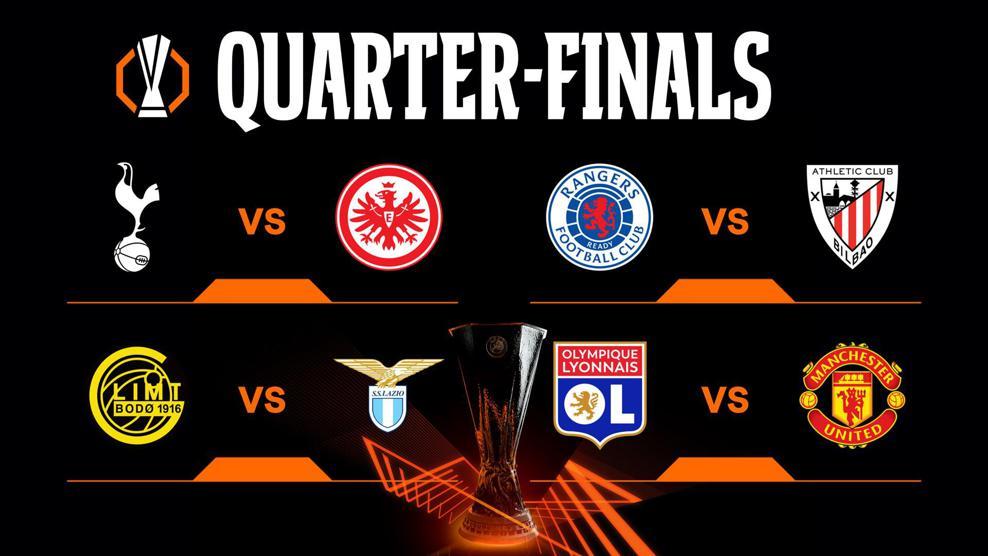 Ang Europa League quarter-finals ay may mga petsa at oras, kabilang ang Lyon kumpara sa Manchester United