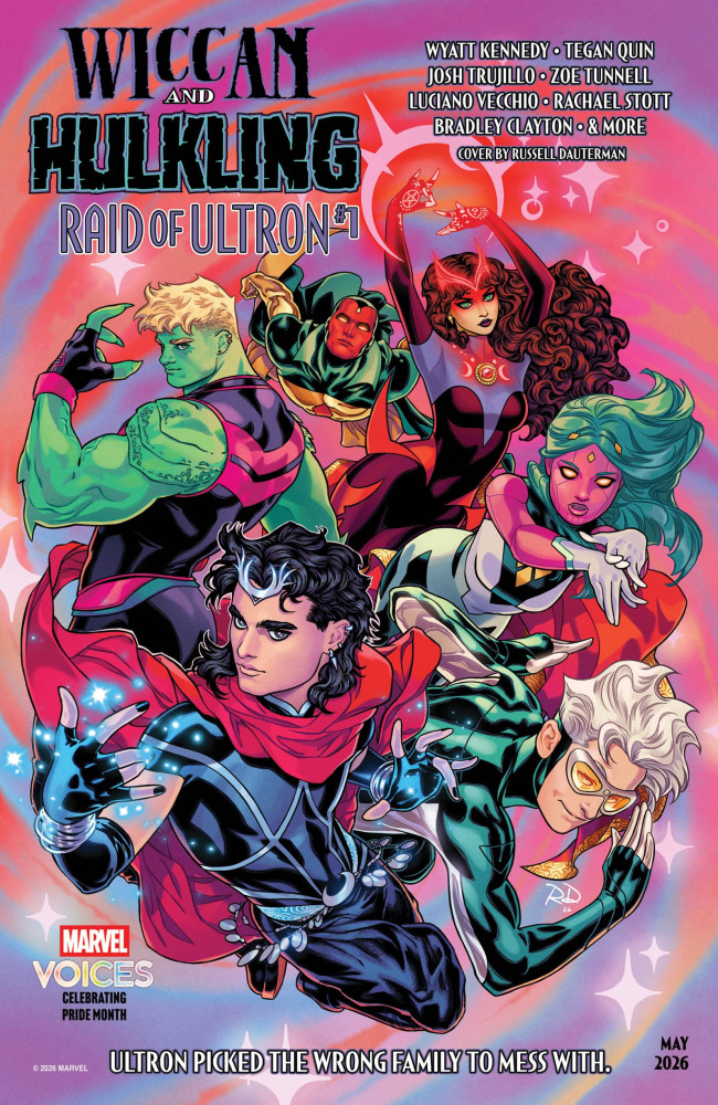 Upang ipagdiwang ang paparating na Pride Month, inihayag ng Marvel ang bagong komiks na nagtatampok ng Wiccan at Hulkling