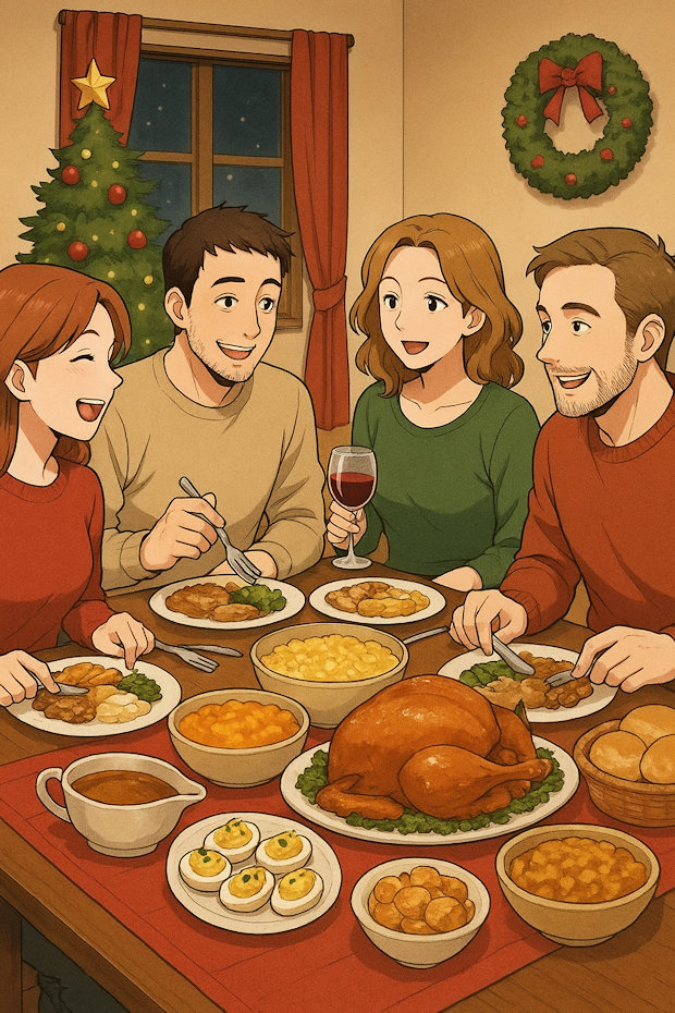 Pinapayagan ba itong maging isang Amerikanong pagkain sa Pasko?