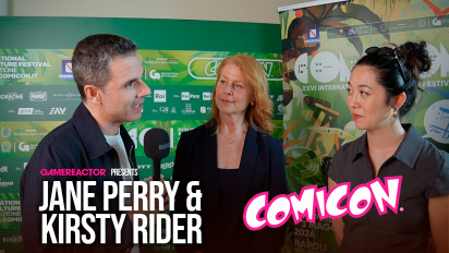 Kilalang theatrical acting sa mga video game - Jane Perry & Kirsty Rider Comicon Napoli Interview