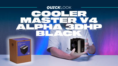 Cooler Master V4 Alpha 3DHP Black (Quick Look) - Advanced na Paglamig