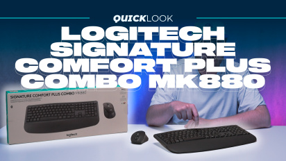 Logitech Signature Comfort Plus Combo MK880 (Quick Look) - Para sa Buong Araw na Kaginhawahan