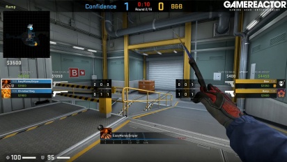 CSGO: Gamereactor 2v2 February tournament - B&B vs Confidence on shortnuke